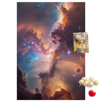 Korktafel Kosmische Galaxie
