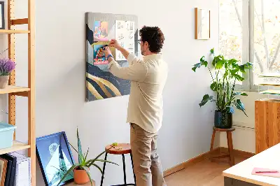 Korktafel Abstrakte Berge