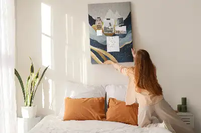 Korktafel Abstrakte Berge