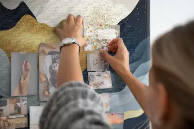 Korktafel Abstrakte Berge