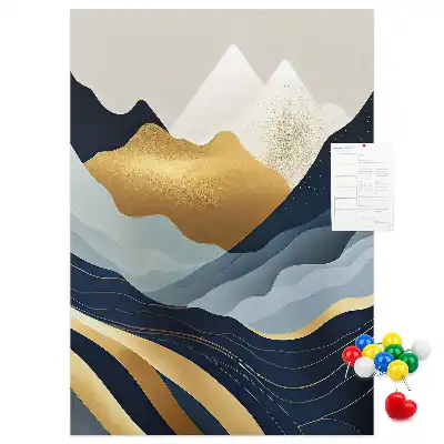 Korktafel Abstrakte Berge