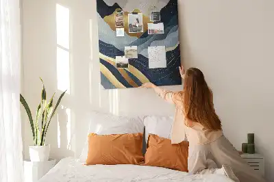 Korktafel Abstrakte Berge
