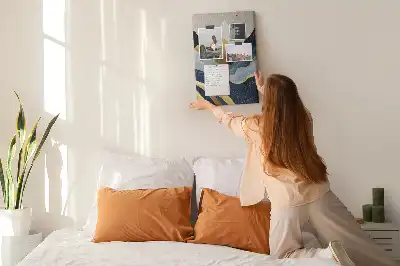 Korktafel Abstrakte Berge