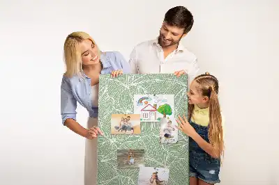 Pinnwand Großes Blattmotiv