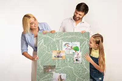 Pinnwand Großes Blattmotiv