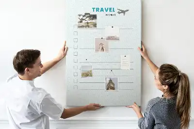 Pinnwand Kork Reiseplanung
