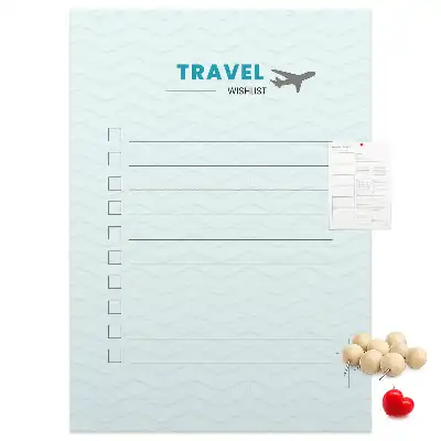Pinnwand Kork Reiseplanung