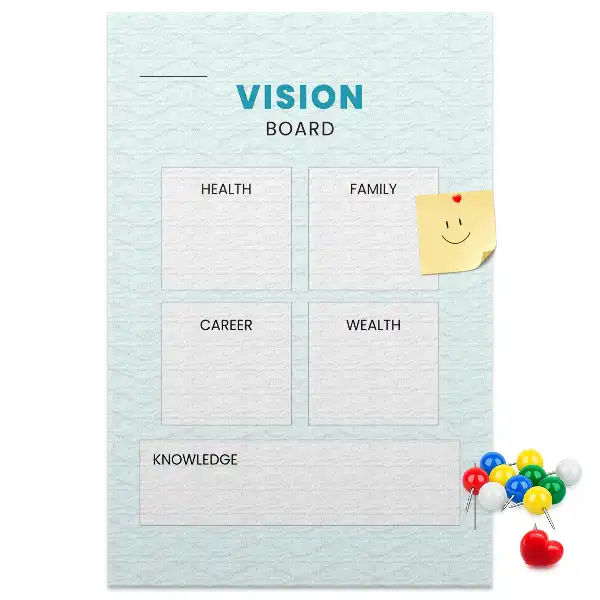 Korktafel Gesundheitsplaner