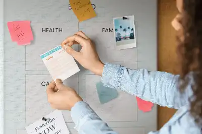Korktafel Gesundheitsplaner