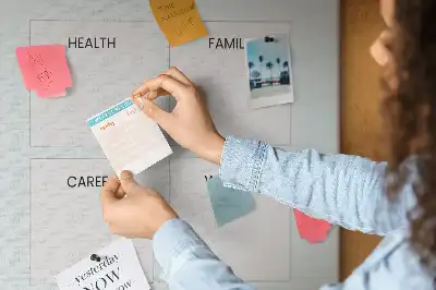 Korktafel Gesundheitsplaner