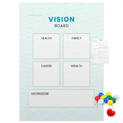 Korktafel Gesundheitsplaner