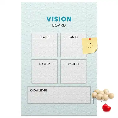 Korktafel Gesundheitsplaner