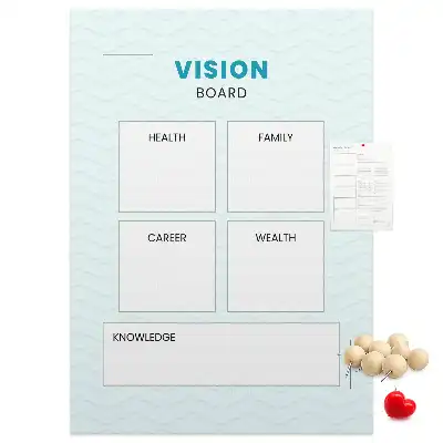 Korktafel Gesundheitsplaner