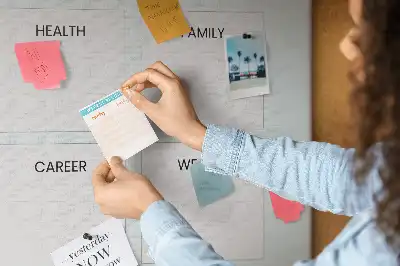 Korktafel Gesundheitsplaner