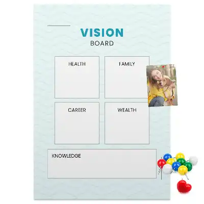 Korktafel Gesundheitsplaner