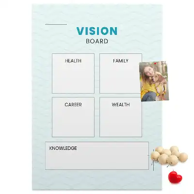 Korktafel Gesundheitsplaner