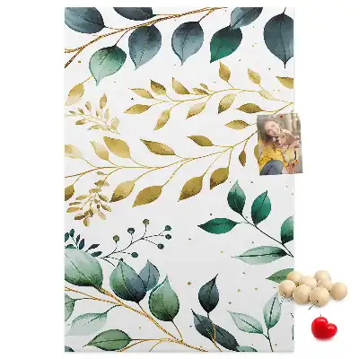 Pinnwand Kork Blumenmuster