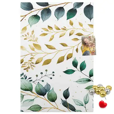 Pinnwand Kork Blumenmuster