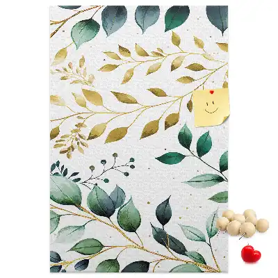 Pinnwand Kork Blumenmuster