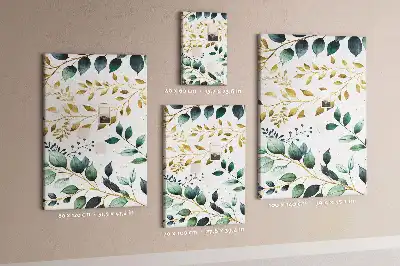 Pinnwand Kork Blumenmuster