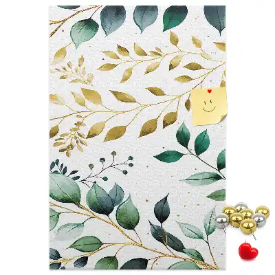 Pinnwand Kork Blumenmuster