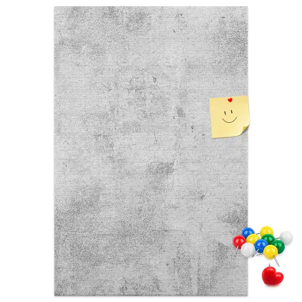 Korktafel für Betonwände