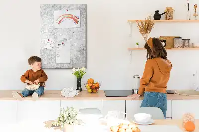 Korktafel für Betonwände