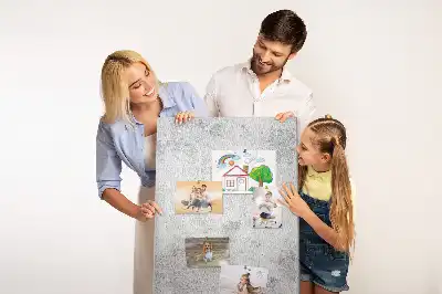 Korktafel für Betonwände