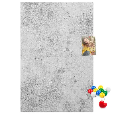 Korktafel für Betonwände