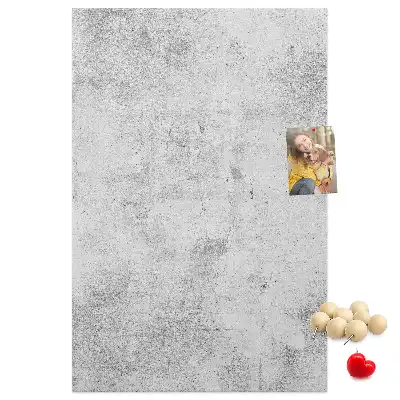 Korktafel für Betonwände