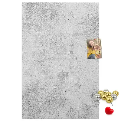 Korktafel für Betonwände
