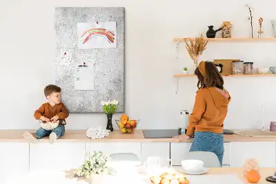 Korktafel für Betonwände