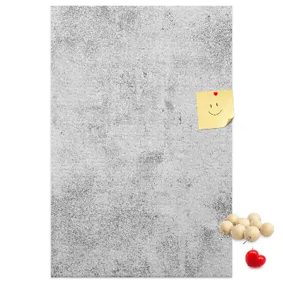 Korktafel für Betonwände