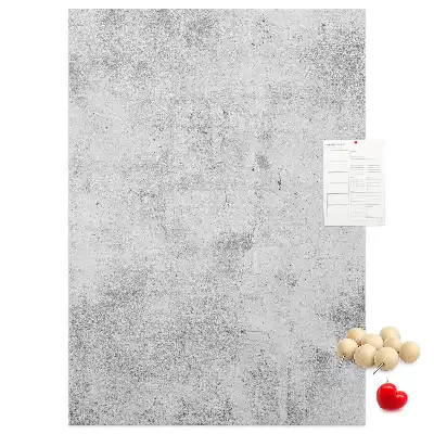 Korktafel für Betonwände