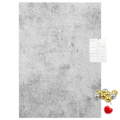 Korktafel für Betonwände