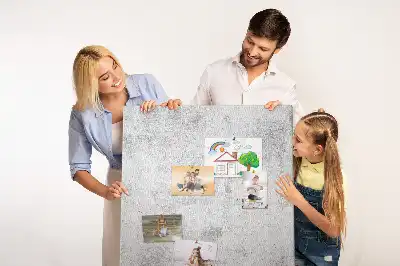 Korktafel für Betonwände