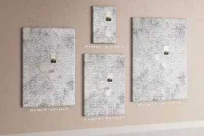 Korktafel für Betonwände