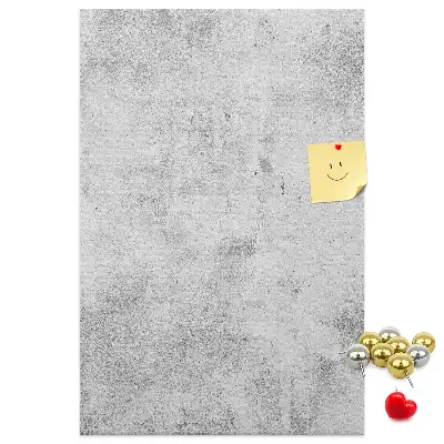 Korktafel für Betonwände