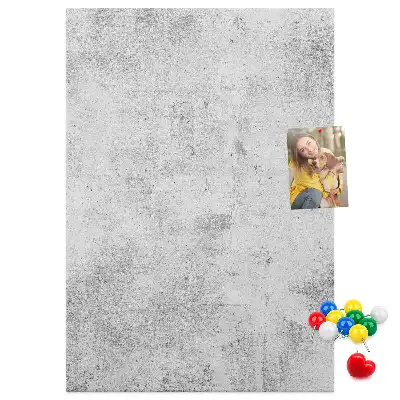 Korktafel für Betonwände