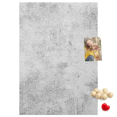 Korktafel für Betonwände