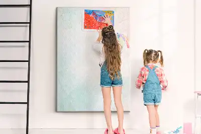 Pinnwand Kork Abstraktion in Pastellfarben