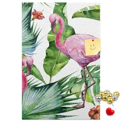 Korktafel Wilde Flamingo-Natur
