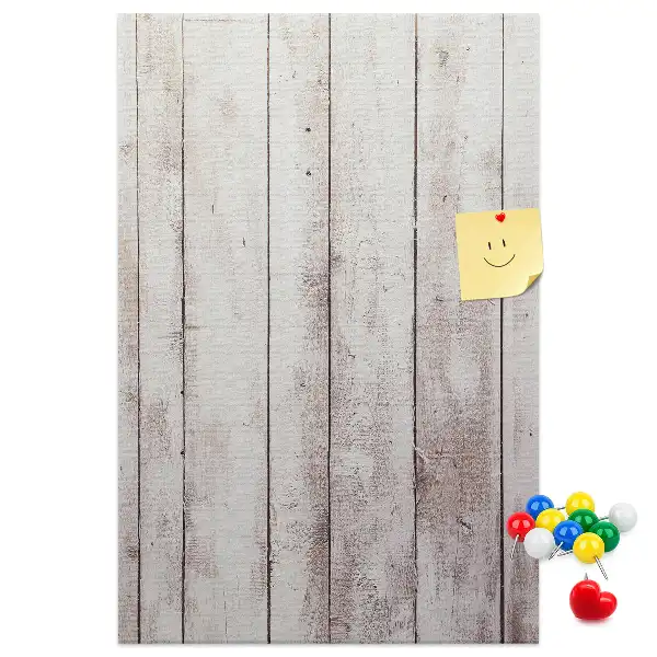 Korkpinnwand mit Holzrahmen