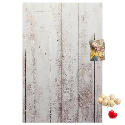 Korkpinnwand mit Holzrahmen