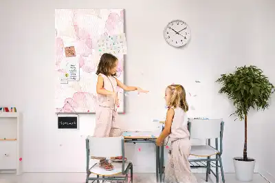 Korktafel Blütenblätter