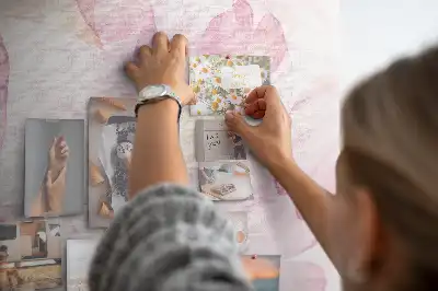 Korktafel Blütenblätter