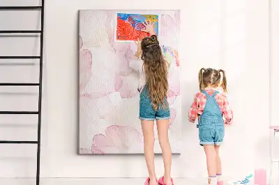 Korktafel Blütenblätter