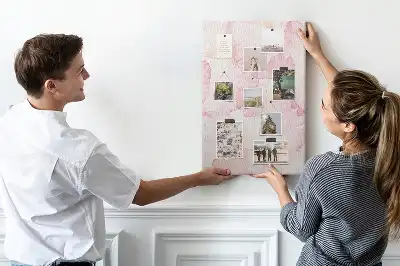 Korktafel Blütenblätter