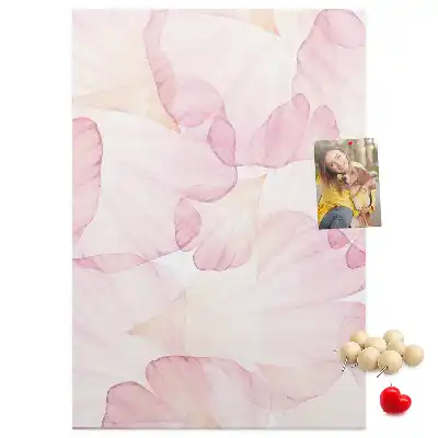 Korktafel Blütenblätter