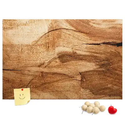 Bedruckte Korkplatte mit Holzoptik